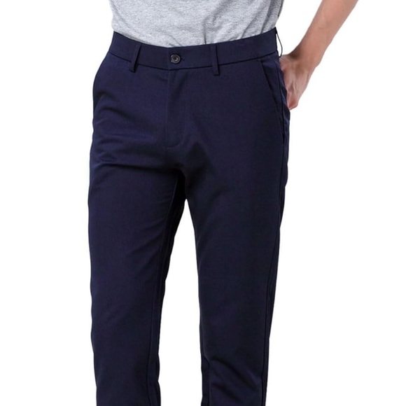 plaid&plain Other - NWT Plaid&Plain Men’s Slim Fit Dress Pants Stretch Dress Pants SZ 40x30